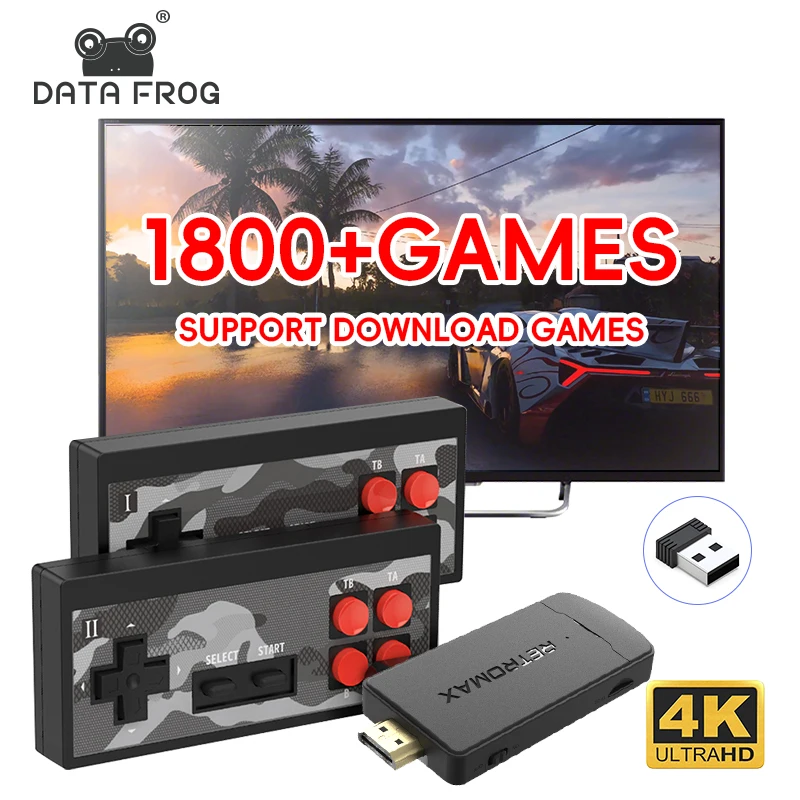 Gaming Console Old School - DATA FROG Stick di Gioco Wireless