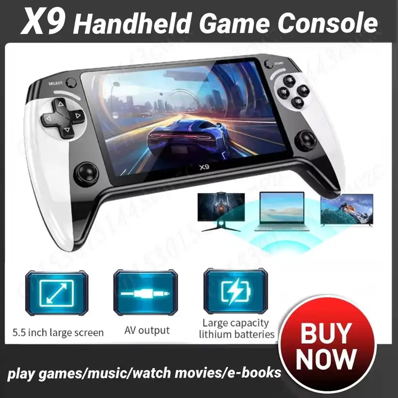 Gaming Console.Emulators - Console di gioco portatile X9 Pocket