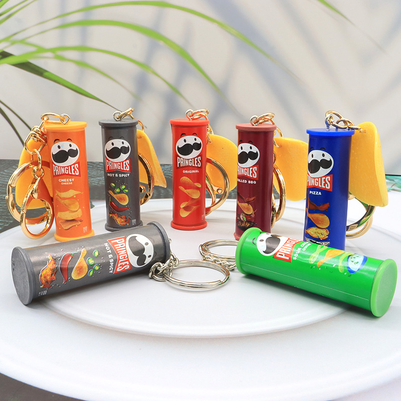 Gaming Console Keychain - Portachiavi creativo con patatine - Decorazione
