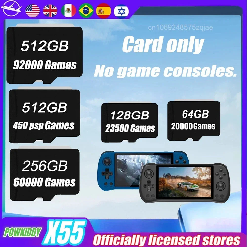 Gaming Console X55 - POWKIDDY X55 Console di gioco portatile