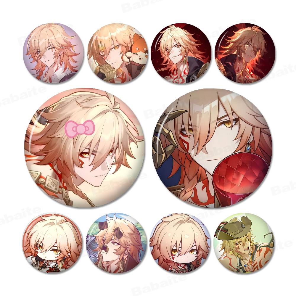Gaming Console Buttons - Spilla Honkai Star Rail Mydei, Distintivo