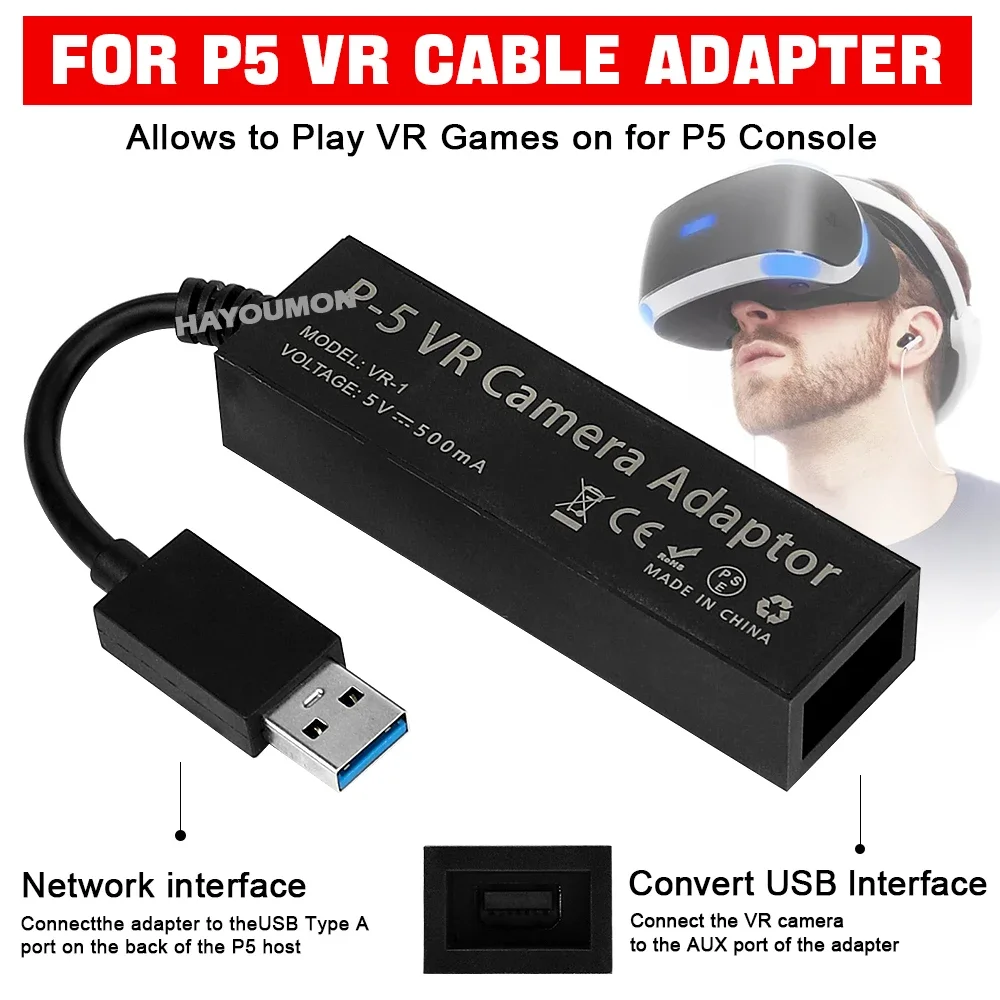 Gaming Console Vr - Adattatore Cavo VR per PS5, Connettore