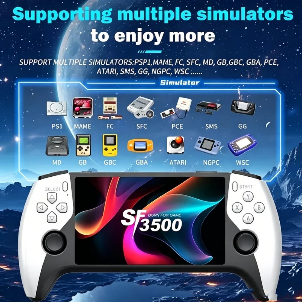 Gaming Console.Emulators - Console di gioco portatile SF3500 da