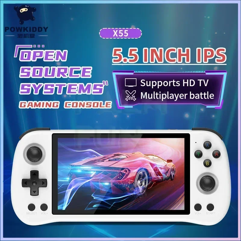 POWKIDDY X55 schermo IPS da 5. - Gaming Console X55 recensione e prezzo