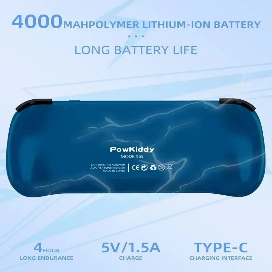 Console di Gioco Portatile POW - Gaming Console X55 recensione e prezzo