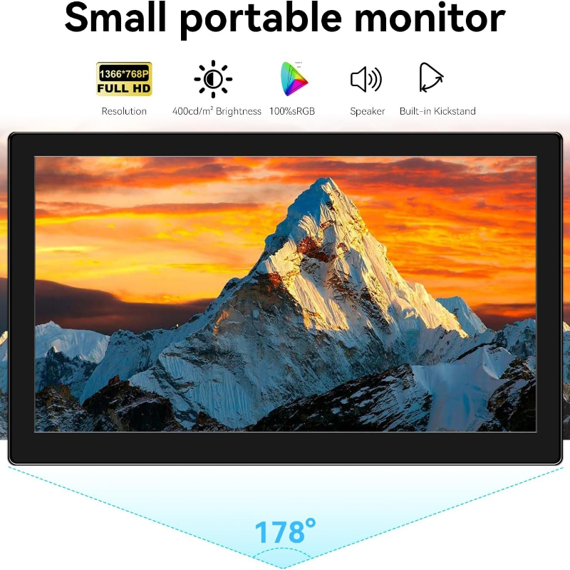 Piccolo monitor touchscreen da - Gaming Console Image recensione e prezzo