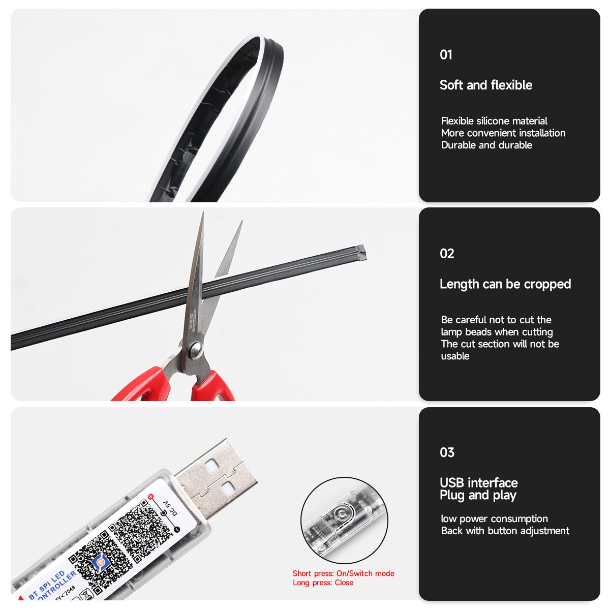 Luce ambientale a LED per auto - Led Gaming Light Strip recensione e prezzo