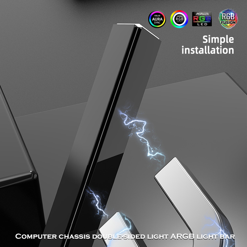 Barra luminosa rigida in allum - Led Gaming Light Strip recensione e prezzo